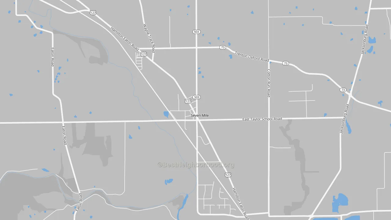 Transit Grade map of 45062, OH