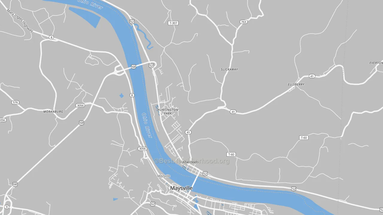 Transit Grade map of 45101, OH