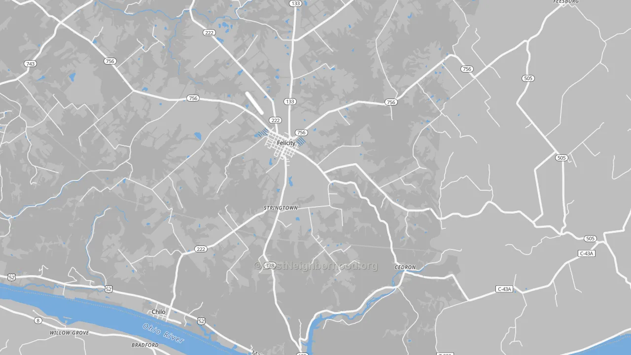Transit Grade map of 45120, OH
