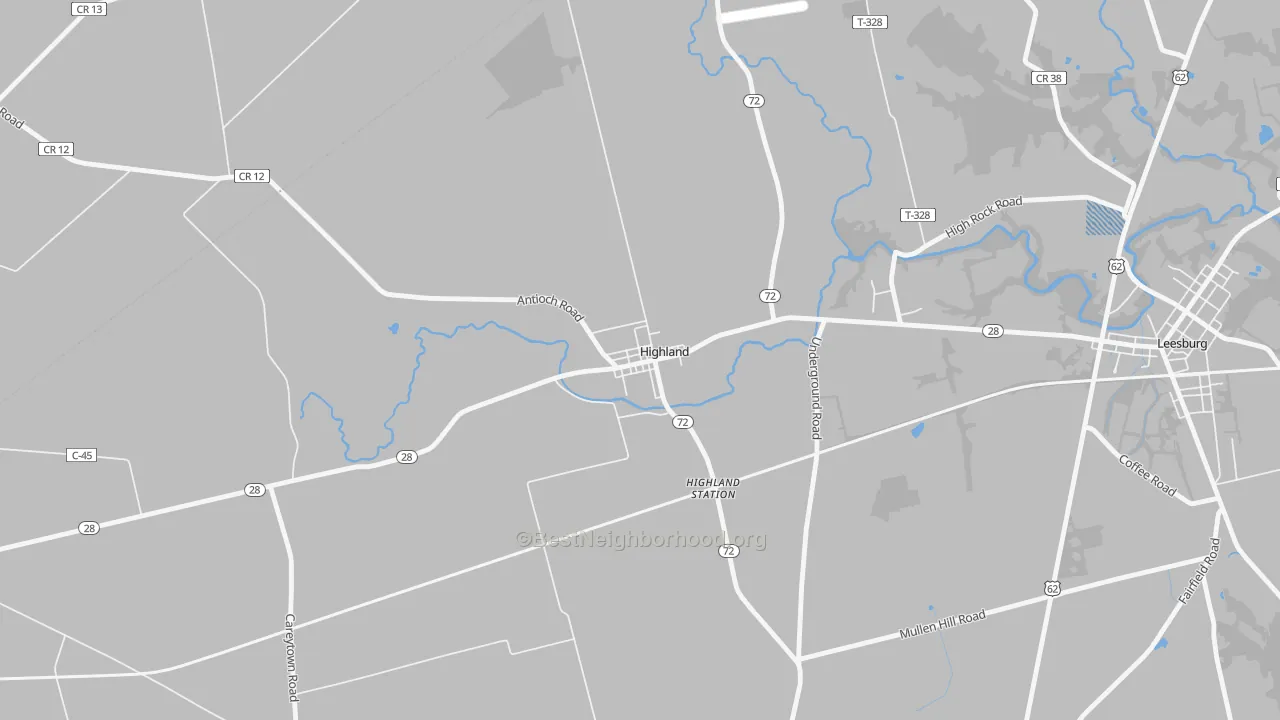 Transit Grade map of 45132, OH
