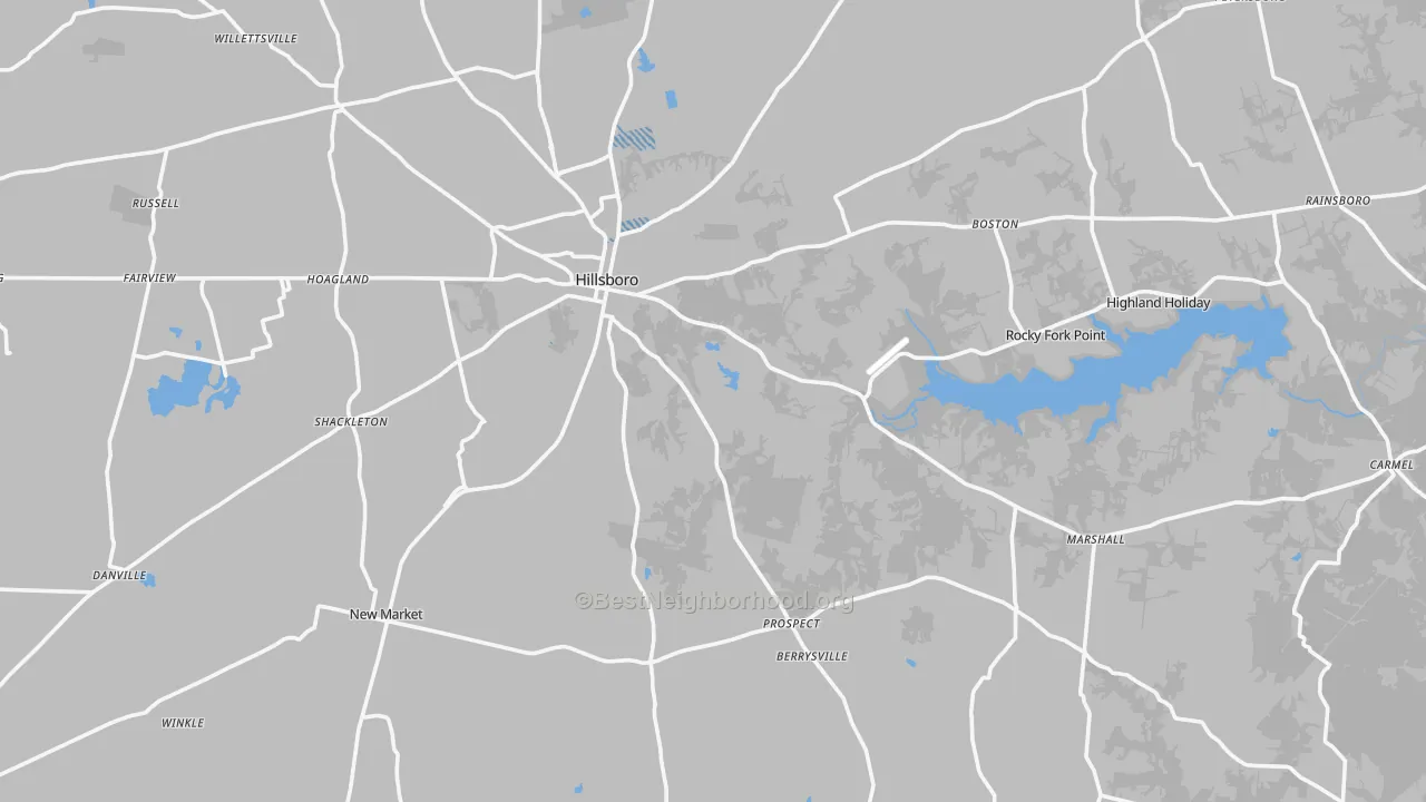 Transit Grade map of 45133, OH