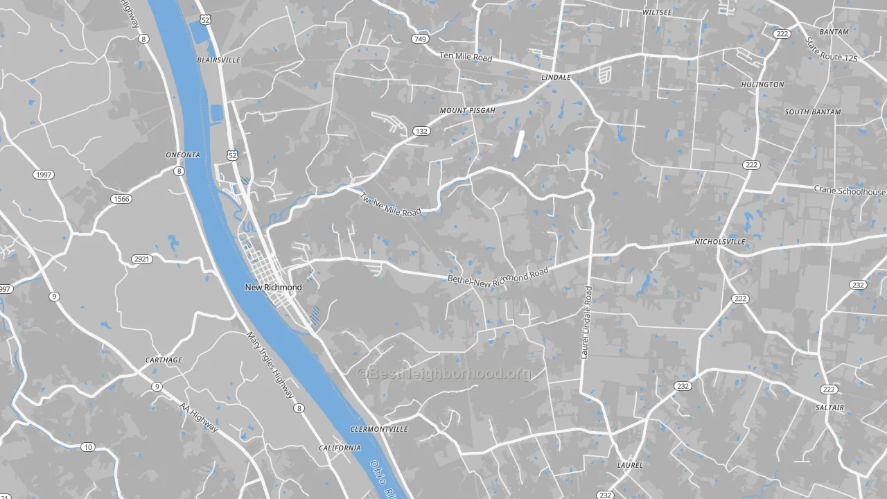 Transit Grade map of 45157, OH
