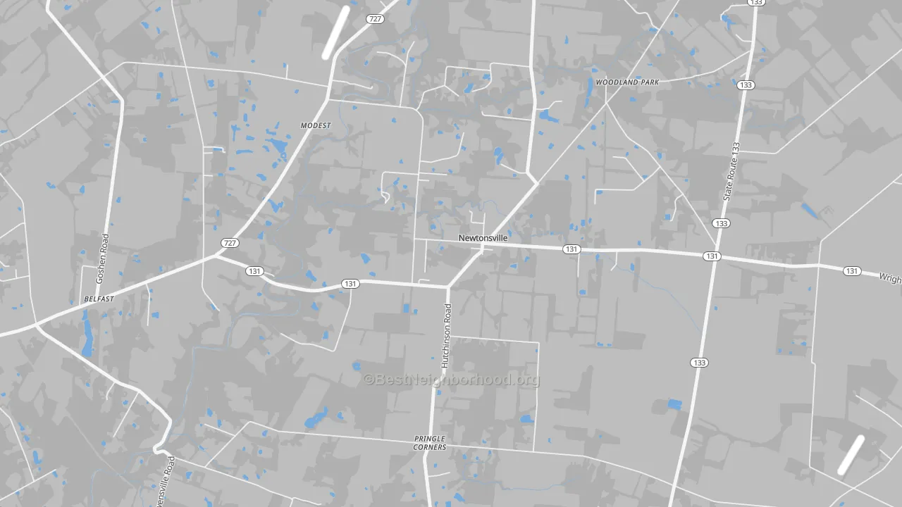 Transit Grade map of 45158, OH