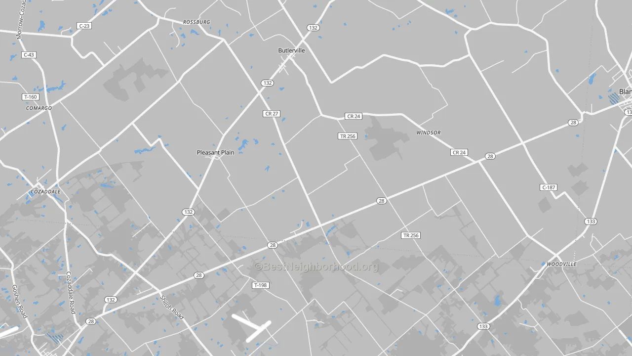 Transit Grade map of 45162, OH