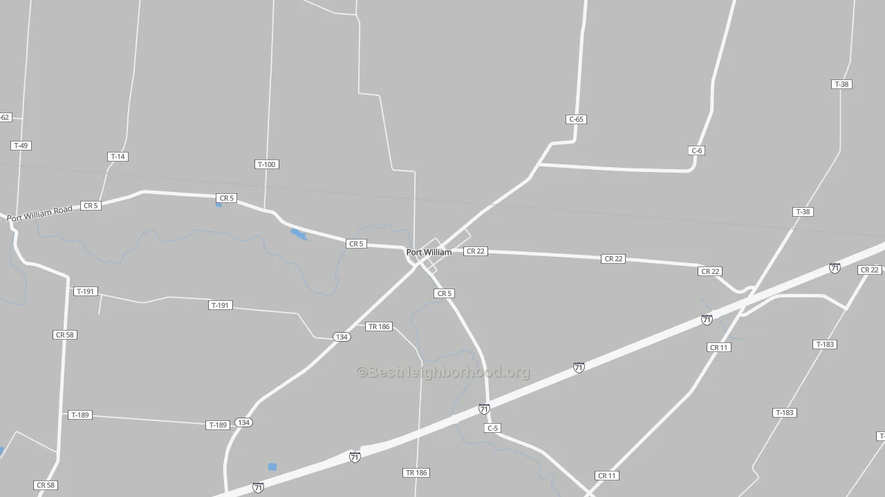 Transit Grade map of 45164, OH