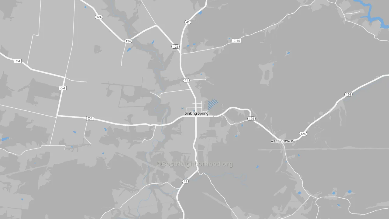 Transit Grade map of 45172, OH
