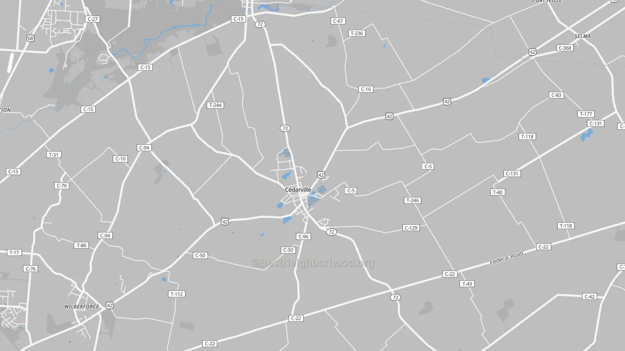 Transit Grade map of 45314, OH