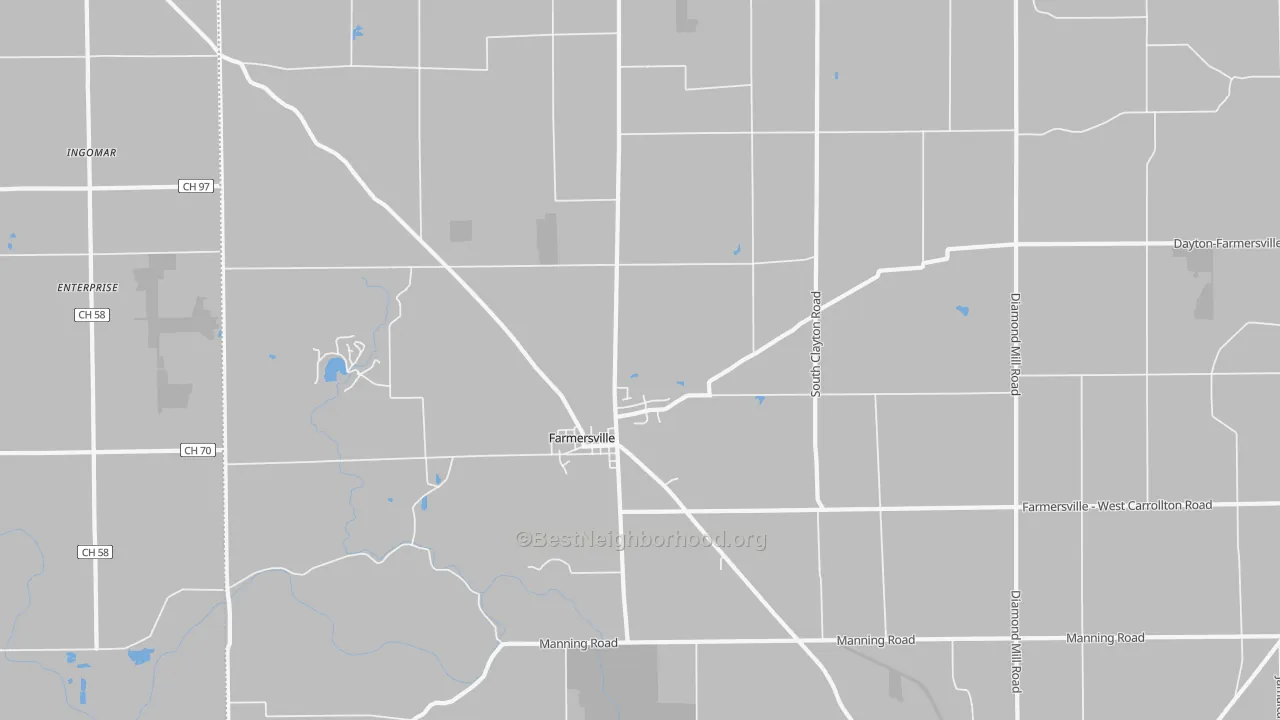 Transit Grade map of 45325, OH