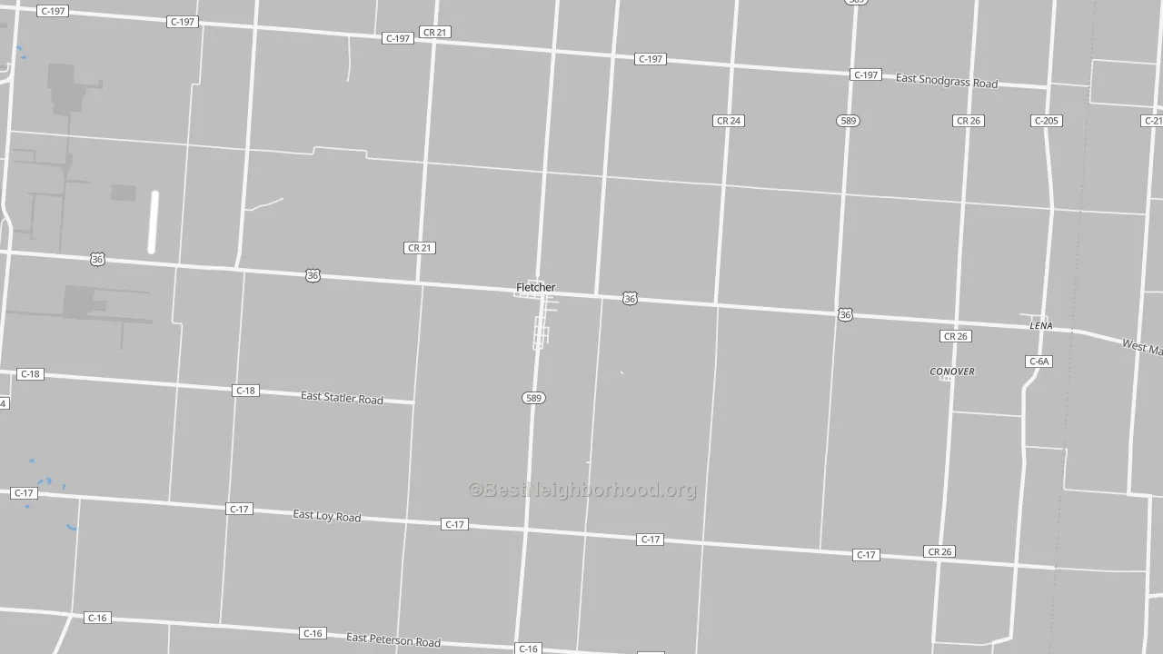 Transit Grade map of 45326, OH