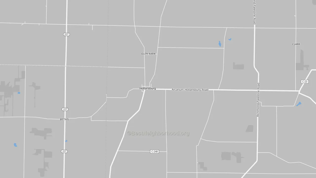 Transit Grade map of 45332, OH