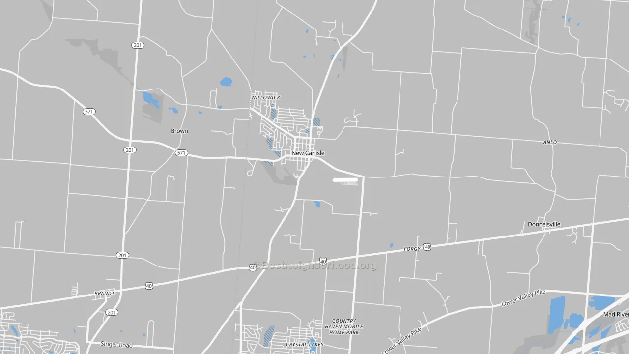 Transit Grade map of 45344, OH