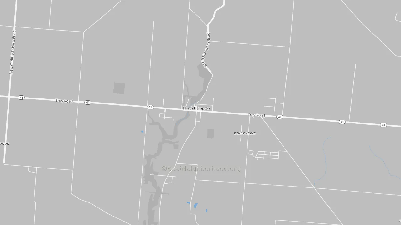 Transit Grade map of 45349, OH