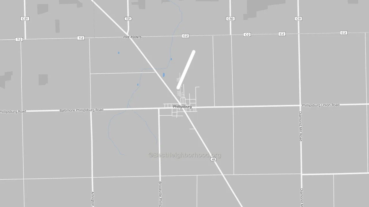 Transit Grade map of 45354, OH