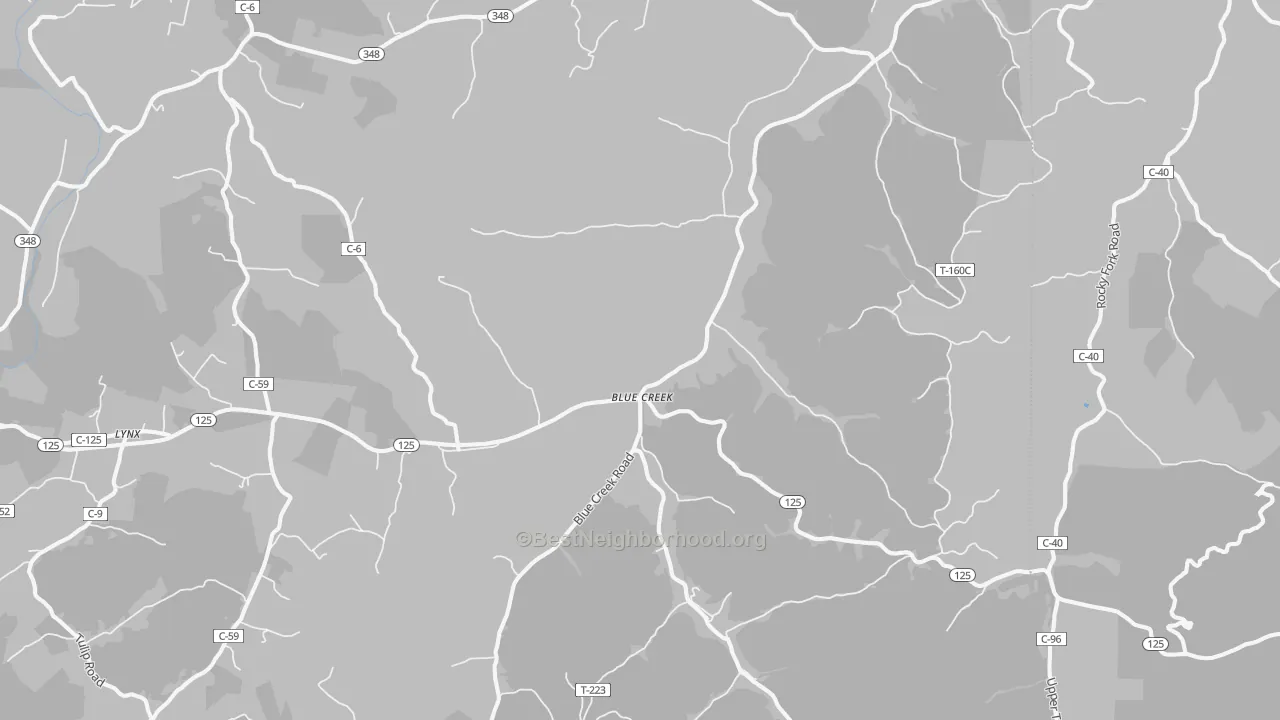 Transit Grade map of 45616, OH