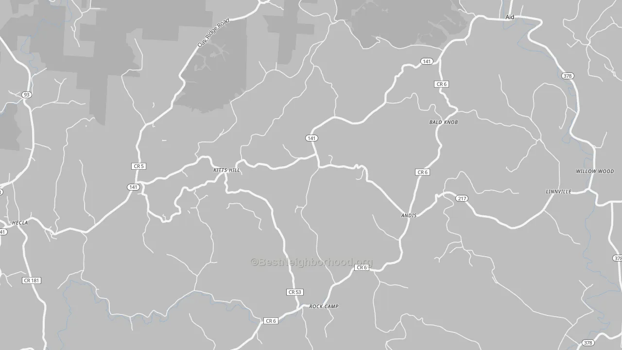 Transit Grade map of 45645, OH