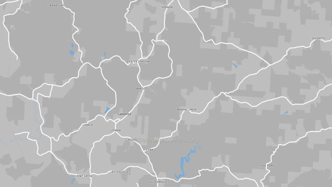 Transit Grade map of 45659, OH