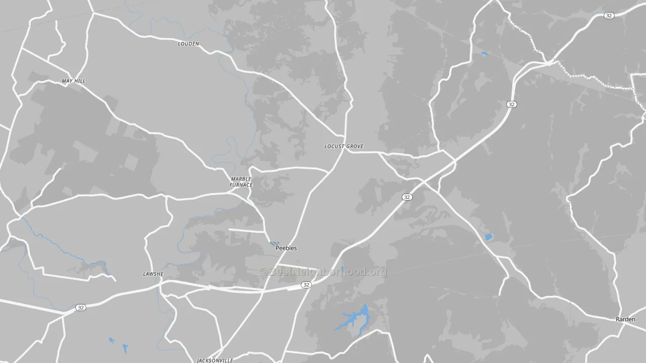 Transit Grade map of 45660, OH