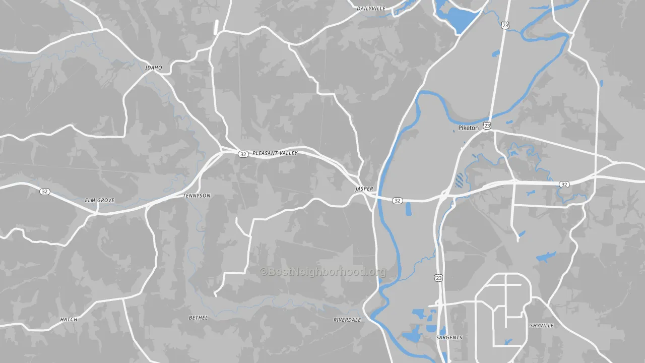 Transit Grade map of 45661, OH