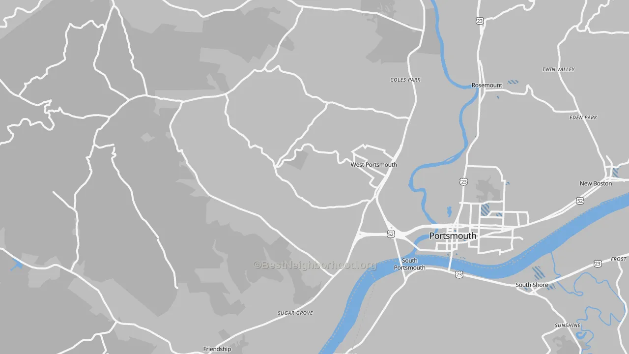 Transit Grade map of 45663, OH