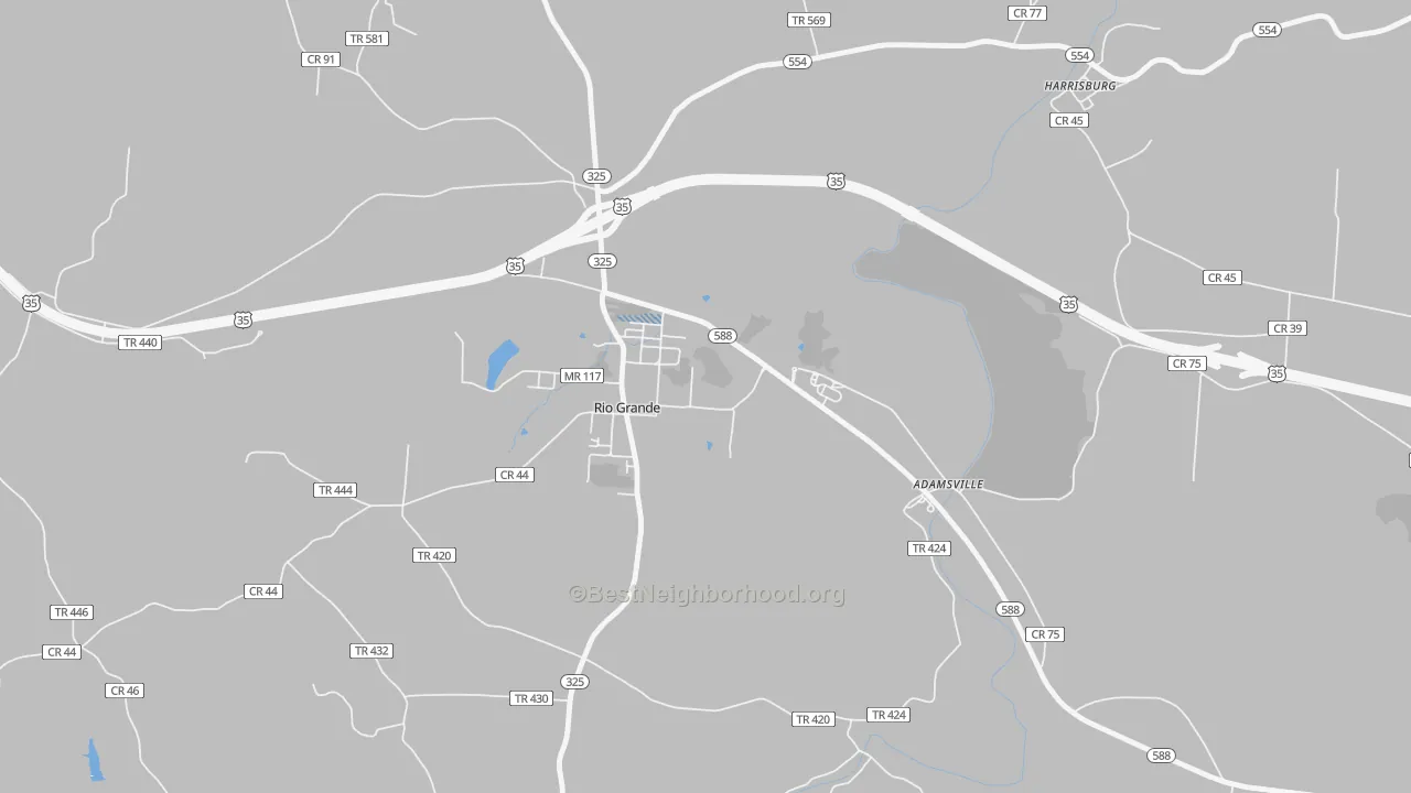 Transit Grade map of 45674, OH