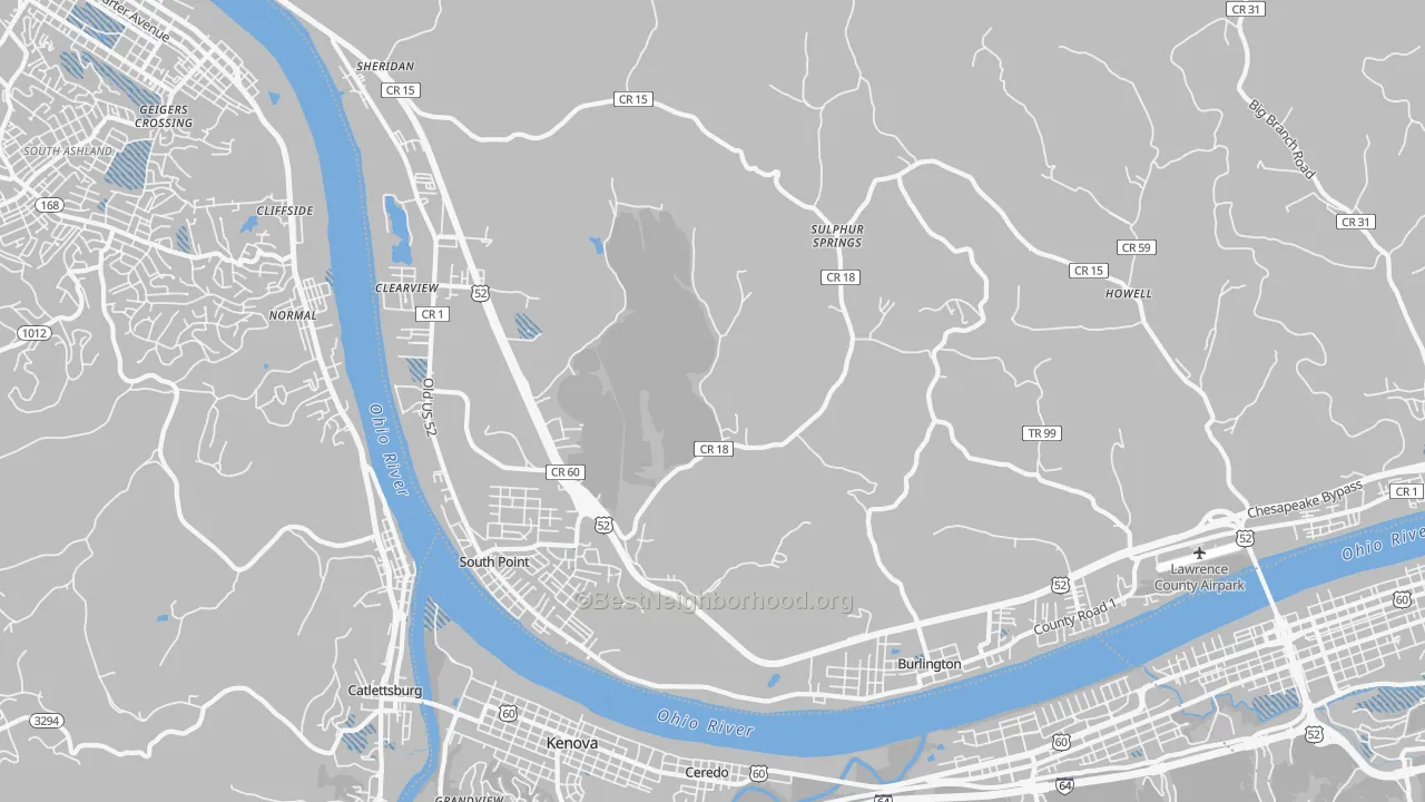 Transit Grade map of 45680, OH