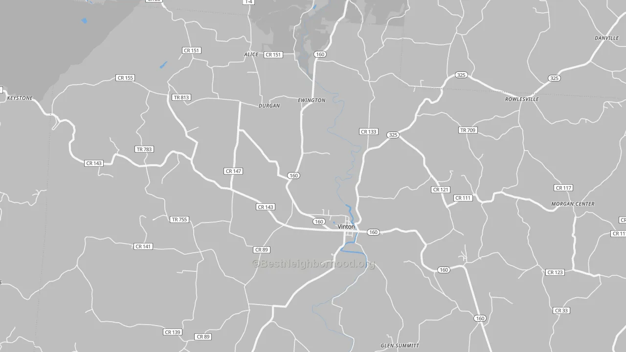 Transit Grade map of 45686, OH
