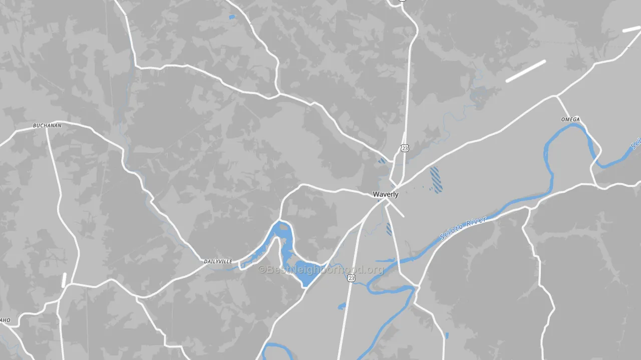 Transit Grade map of 45690, OH