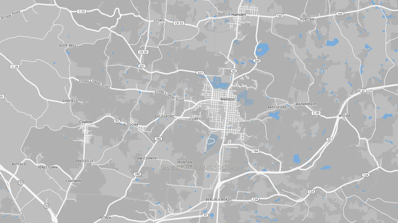 Transit Grade map of 45692, OH