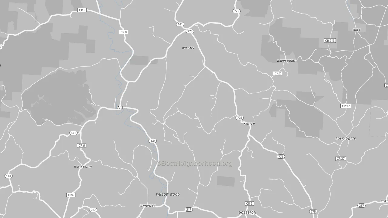 Transit Grade map of 45696, OH