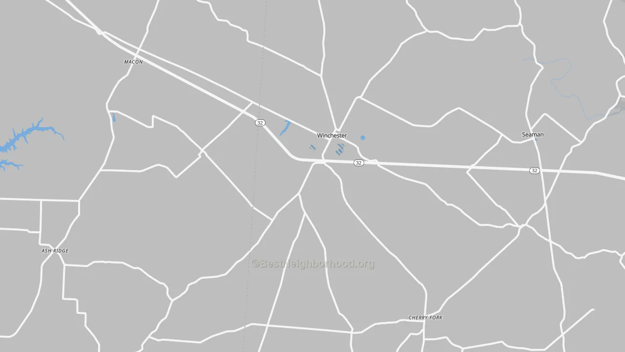 Transit Grade map of 45697, OH