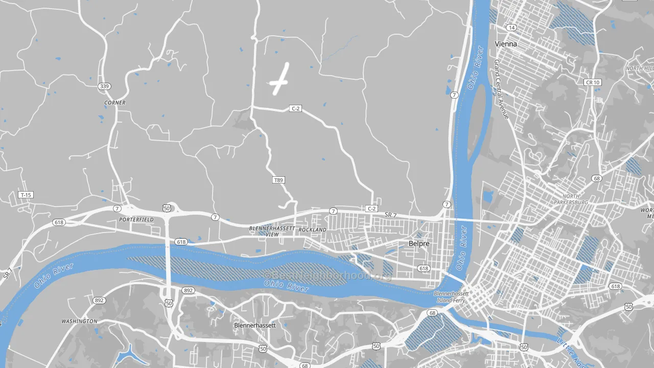 Transit Grade map of 45714, OH
