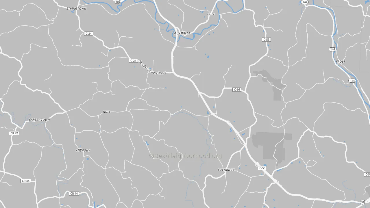 Transit Grade map of 45735, OH