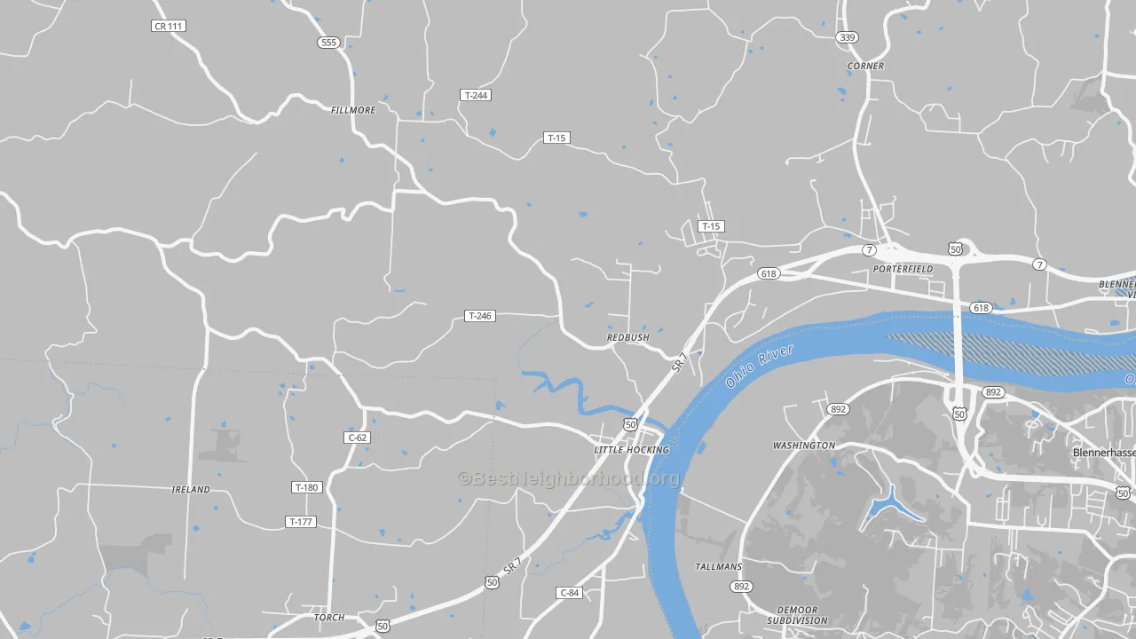Transit Grade map of 45742, OH