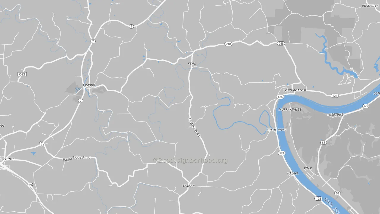 Transit Grade map of 45743, OH
