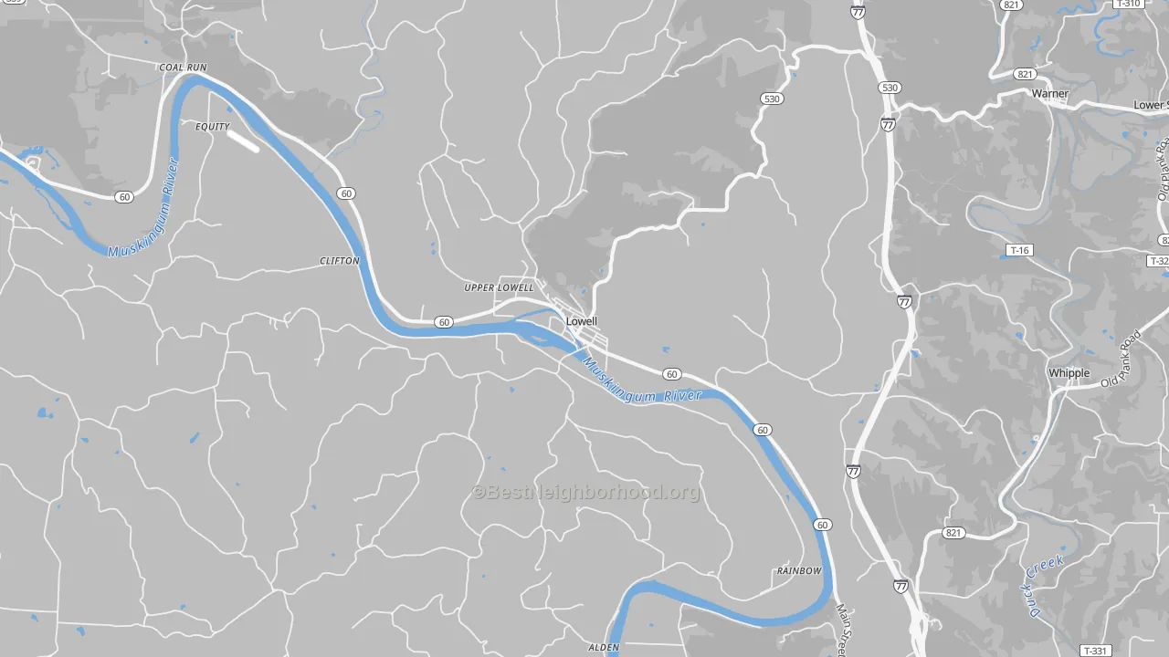 Transit Grade map of 45744, OH