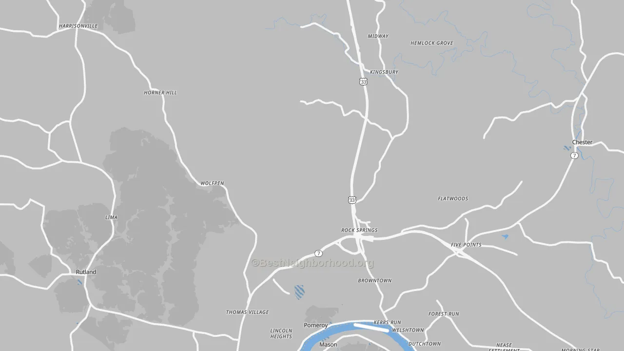 Transit Grade map of 45769, OH