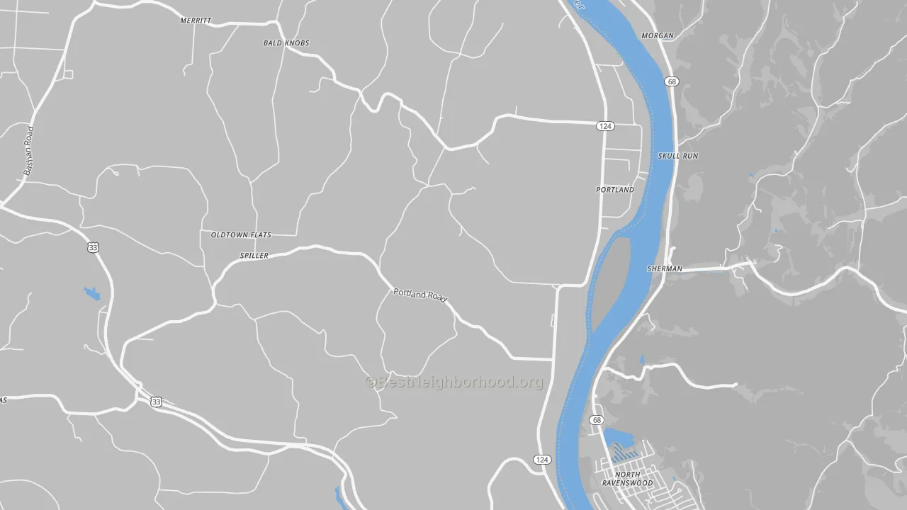 Transit Grade map of 45770, OH
