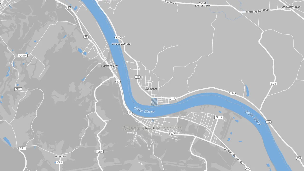 Transit Grade map of 45779, OH