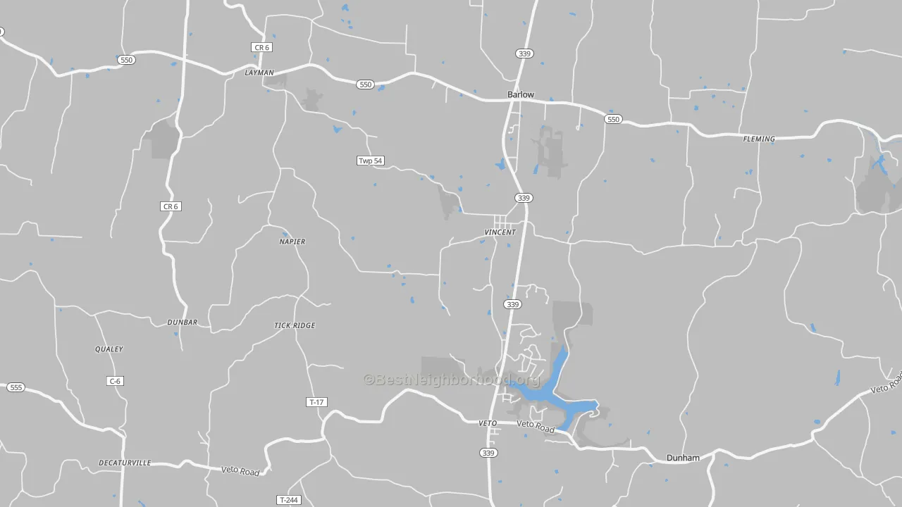 Transit Grade map of 45784, OH