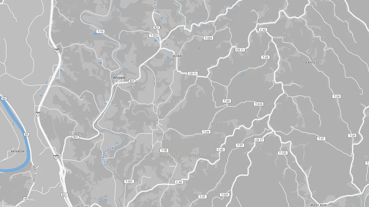 Transit Grade map of 45788, OH