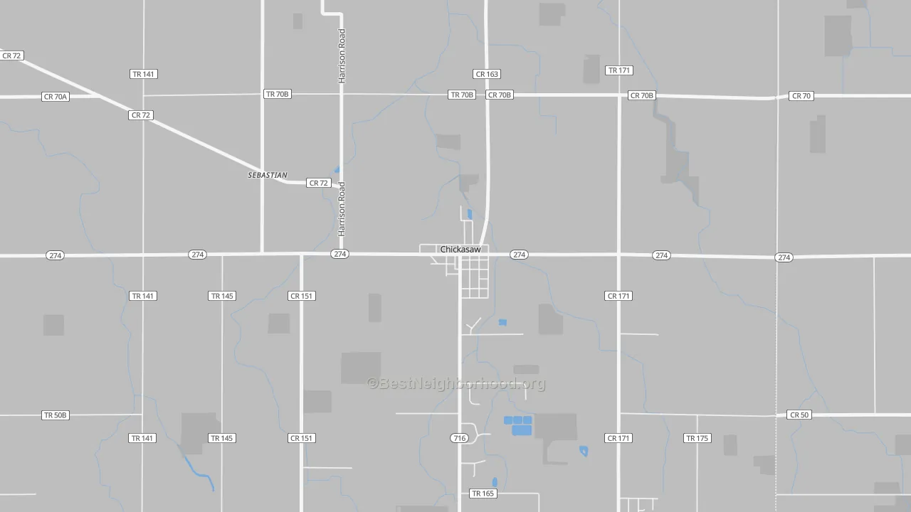 Transit Grade map of 45826, OH
