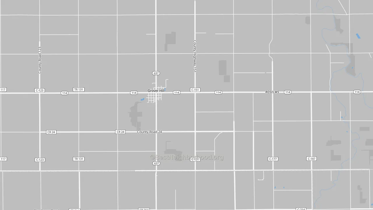 Transit Grade map of 45849, OH