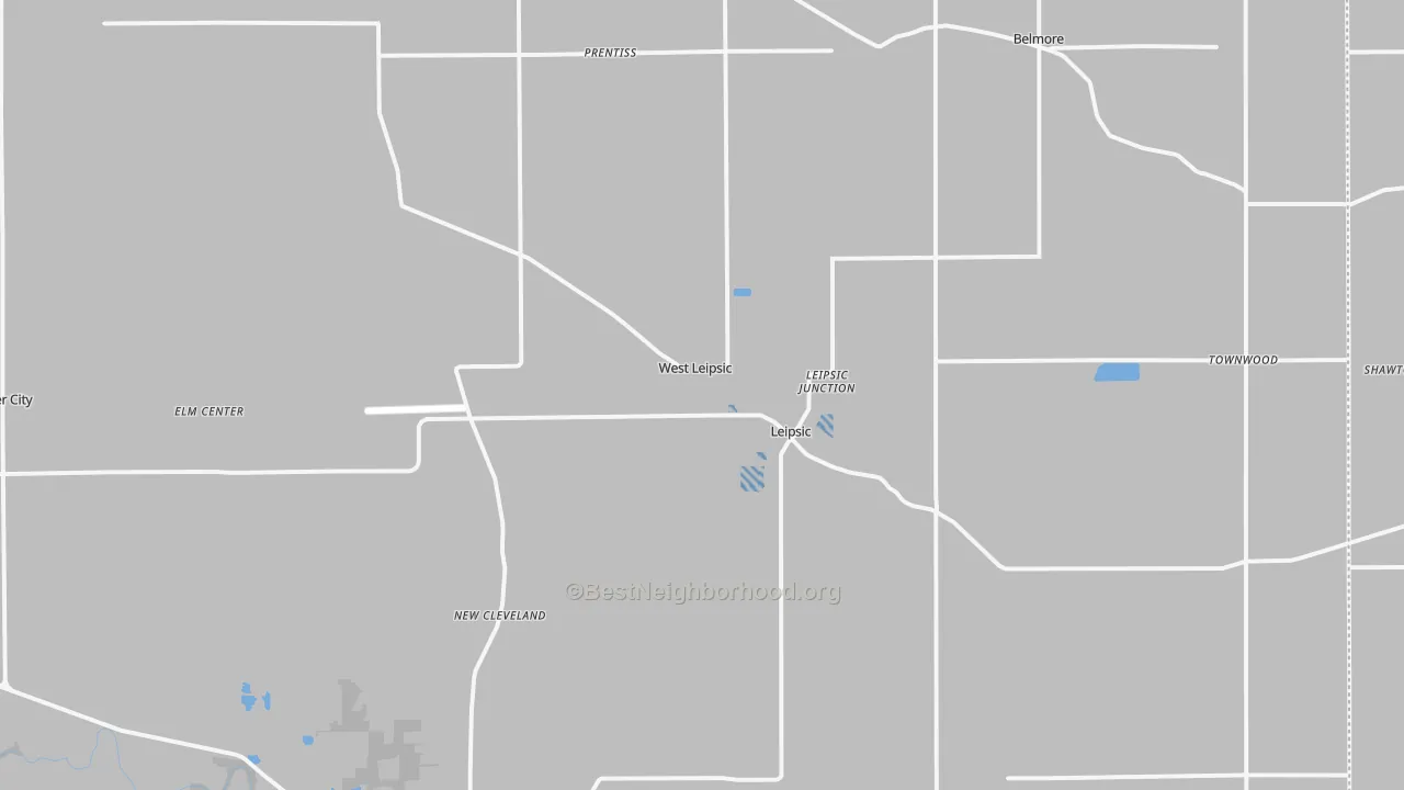 Transit Grade map of 45856, OH