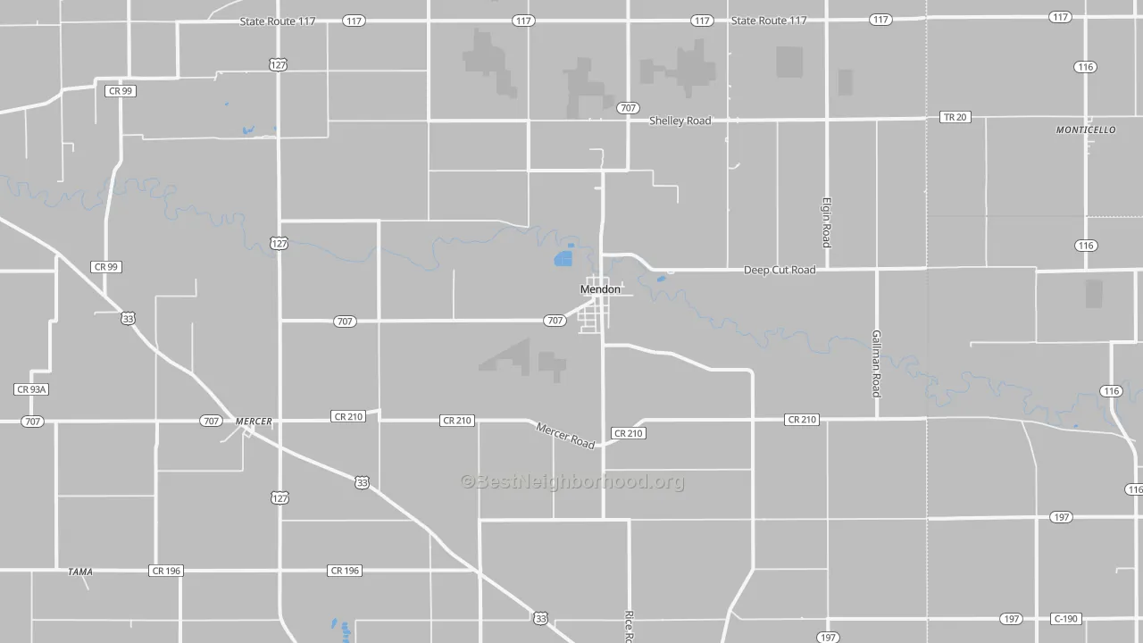 Transit Grade map of 45862, OH