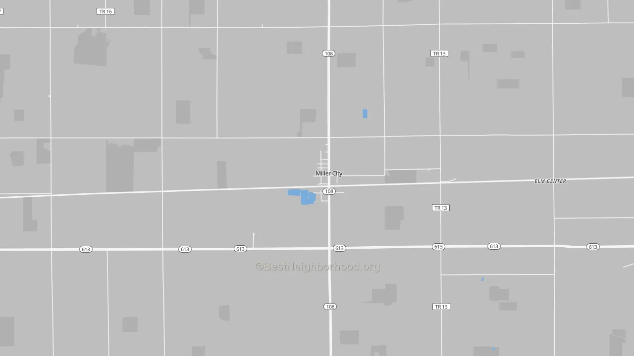 Transit Grade map of 45864, OH