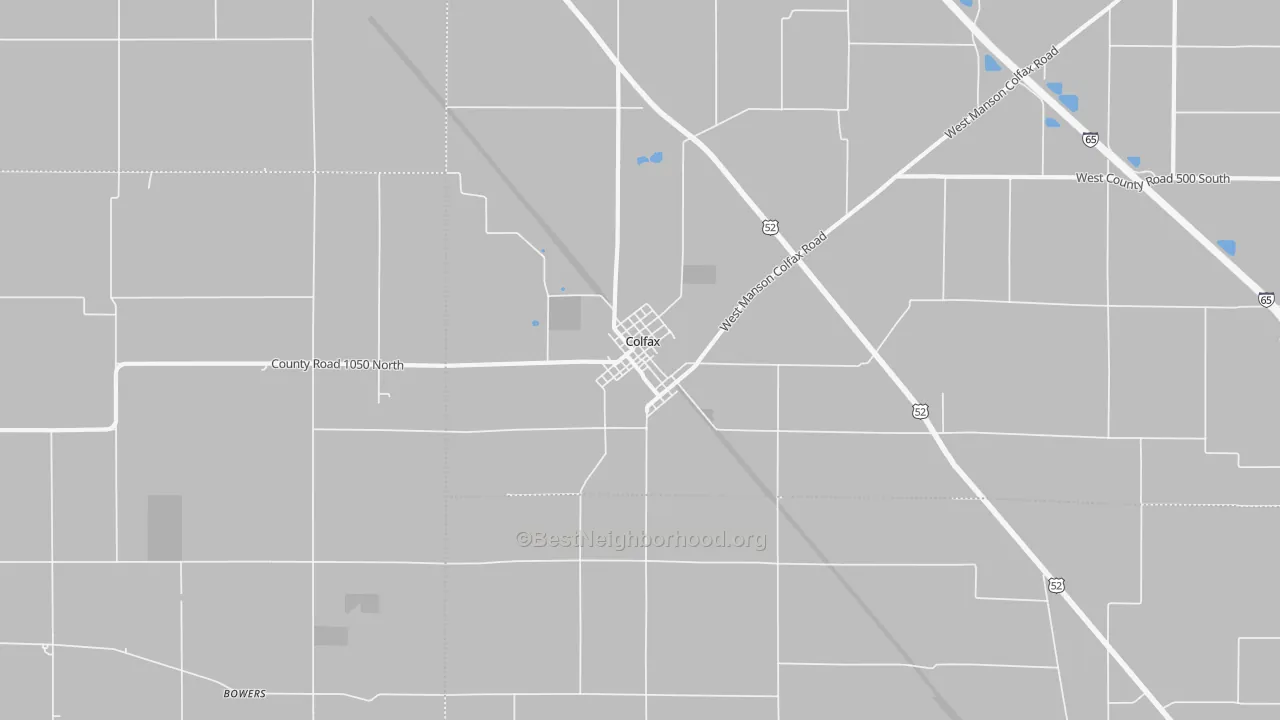 Transit Grade map of 46035, IN