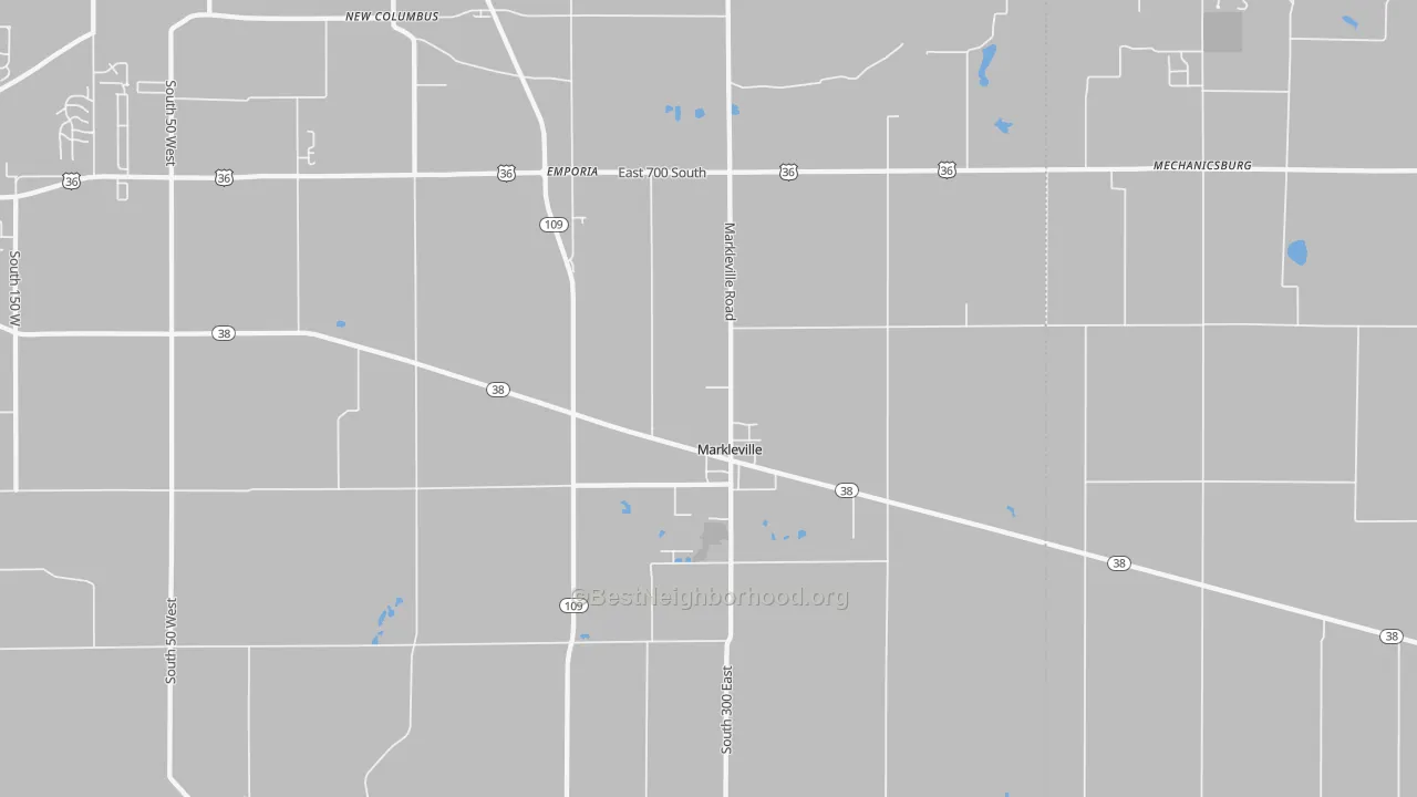 Transit Grade map of 46056, IN