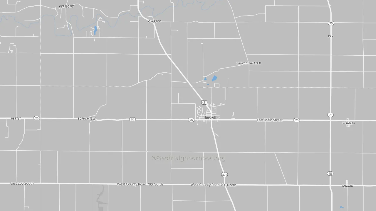 Transit Grade map of 46065, IN