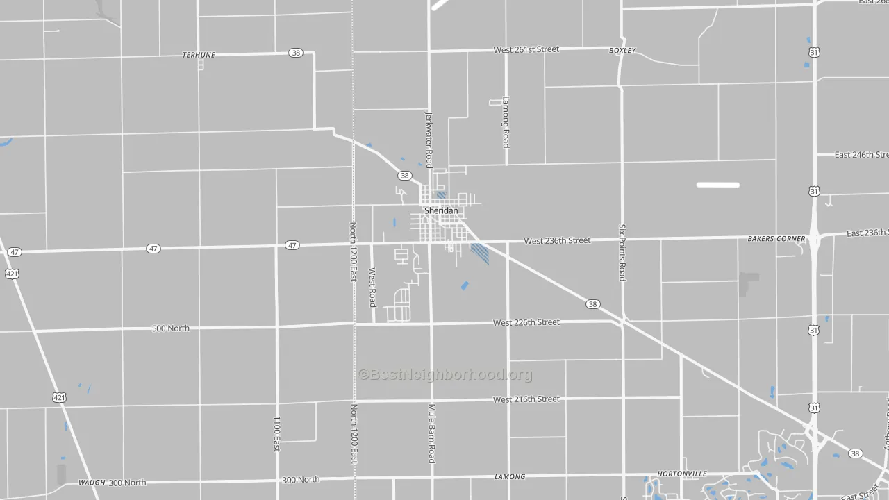 Transit Grade map of 46069, IN