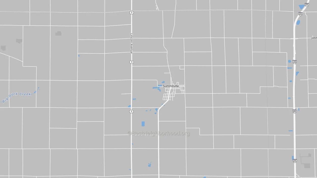 Transit Grade map of 46070, IN